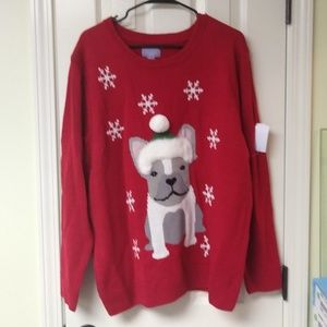 Laura Scott Christmas Dog sweater New
